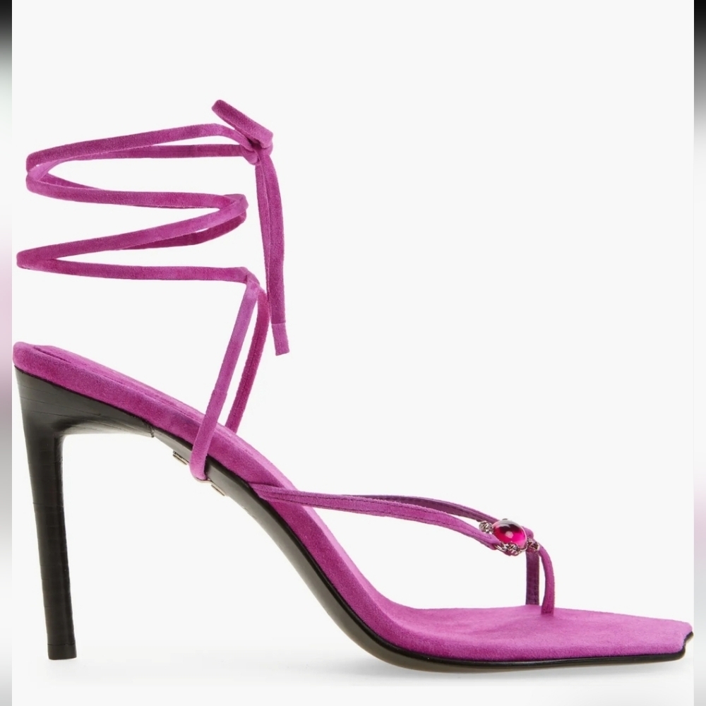 Simmi London Pink/Fuchsia Strappy Heels Size 7